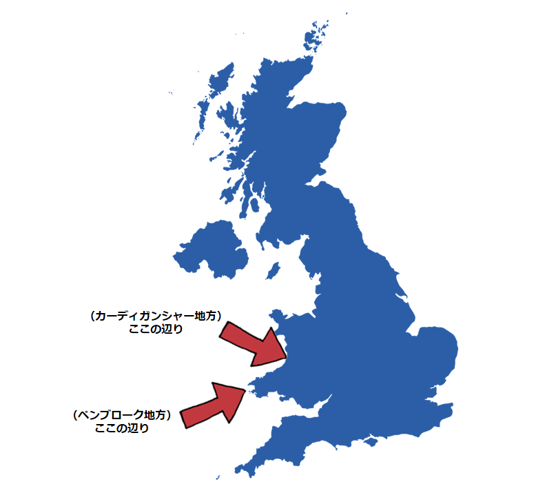 イギリスの地図